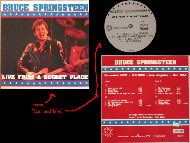 Bruce Springsteen - LIVE FROM A SECRET PLACE